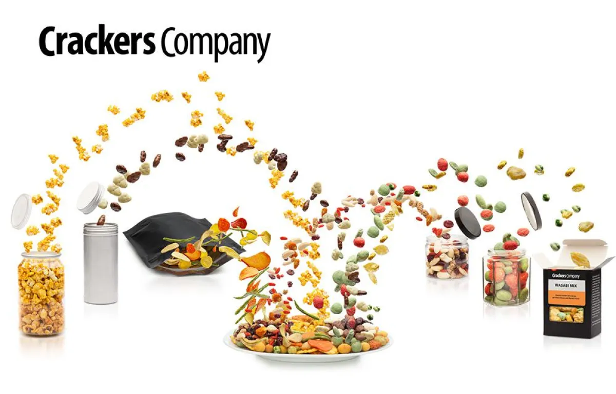 Rund 300 Snackmischungen umfasst das Sortiment von CrackersCompany