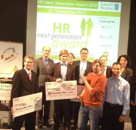 Das Quereinsteiger-Portal TalentFrogs.de gewinnt den Innovationspreis der deutschen Personalbranche Bild: Das Quereinsteiger-Portal TalentFrogs.de gewinnt den Innovationspreis der deutschen Personalbranche