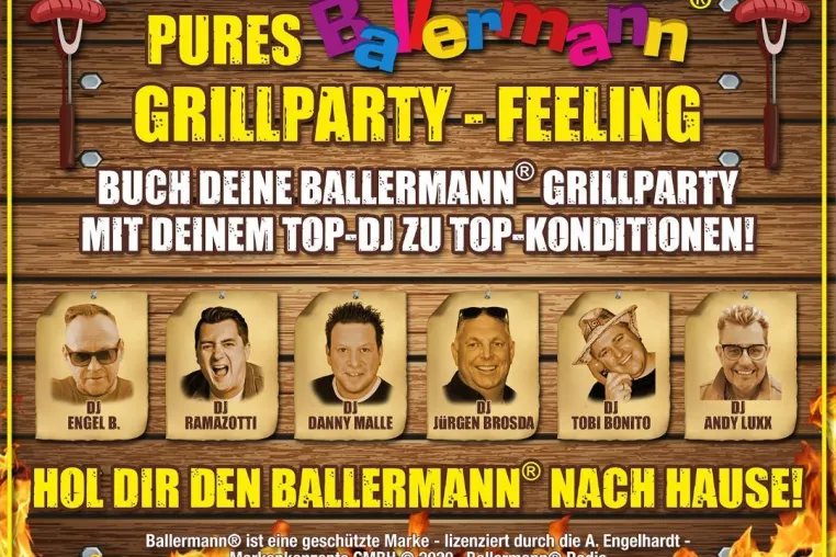Bild: Exklusive Ballermann® Grillparty mit Ihrem Top-DJ