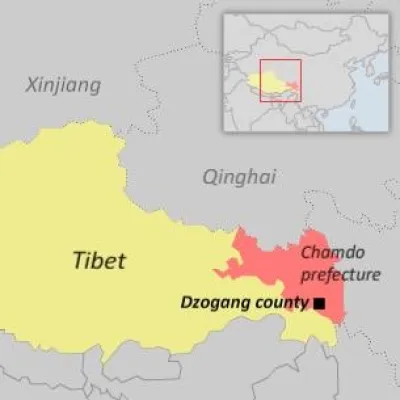 Etwa 50 Tibeter wegen Protestes gegen Bergbau in Dzogang festgenommen Bild: Etwa 50 Tibeter wegen Protestes gegen Bergbau in Dzogang festgenommen