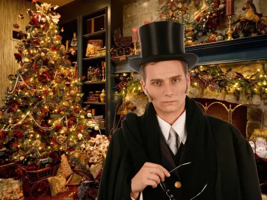 Junge Schauspieler inszenieren "Eine Weihnachtsgeschichte" von Charles Dickens Bild: Junge Schauspieler inszenieren "Eine Weihnachtsgeschichte" von Charles Dickens