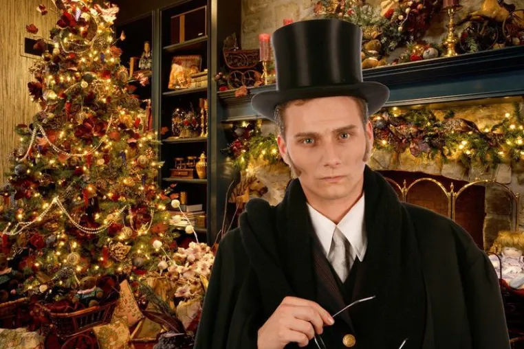 Bild: Junge Schauspieler inszenieren "Eine Weihnachtsgeschichte" von Charles Dickens