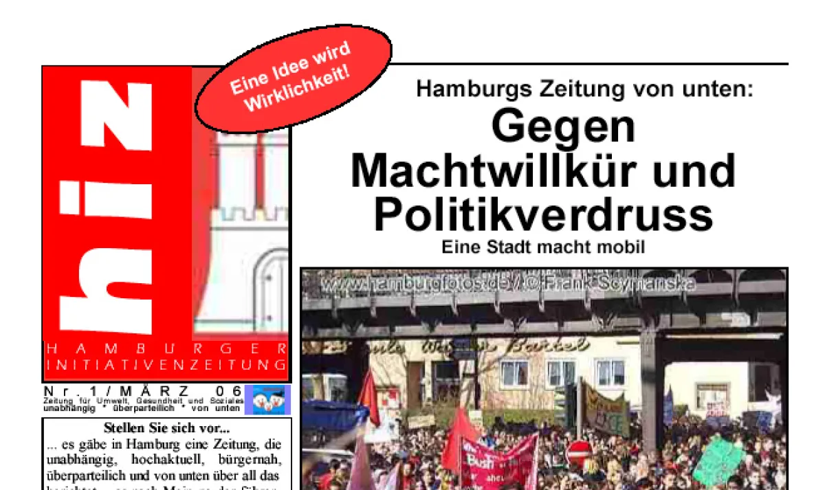 HIZ - HAMBURGER INITIATIVENZEITUNG