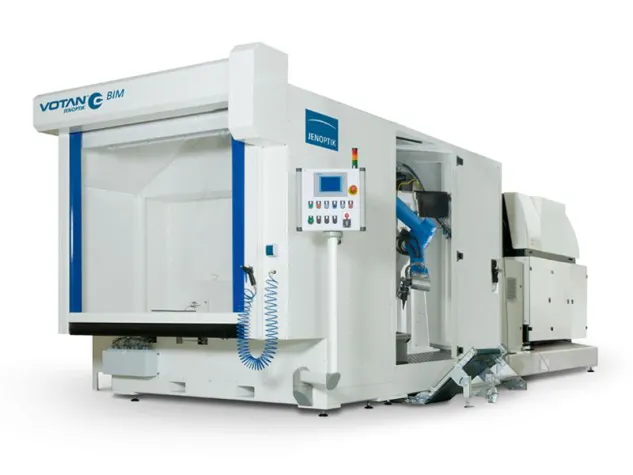 Bild: Jenoptik zeigt Lasermaschine für innovative 3D-Metallbearbeitung auf Messe in Essen.