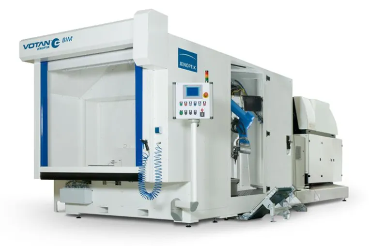 Jenoptik zeigt Lasermaschine für innovative 3D-Metallbearbeitung auf Messe in Essen. Bild: Jenoptik zeigt Lasermaschine für innovative 3D-Metallbearbeitung auf Messe in Essen.