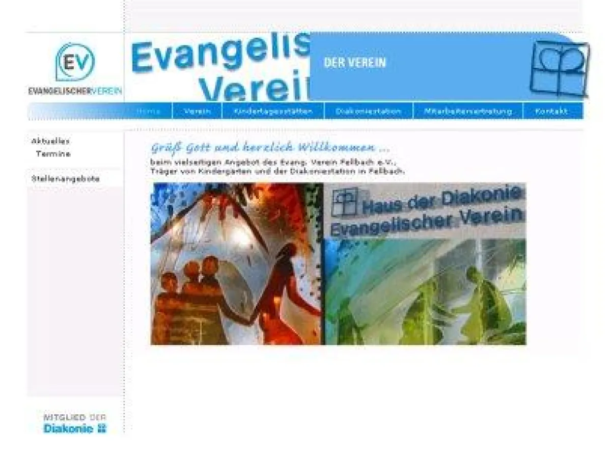 Die Website des Evangelischen Vereins Fellbach jetzt auf TYPO3