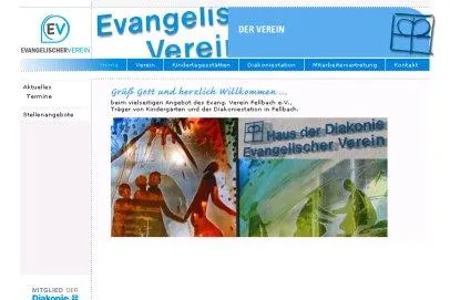 Bild: Evangelischer Verein Fellbach jetzt mit TYPO3-Website