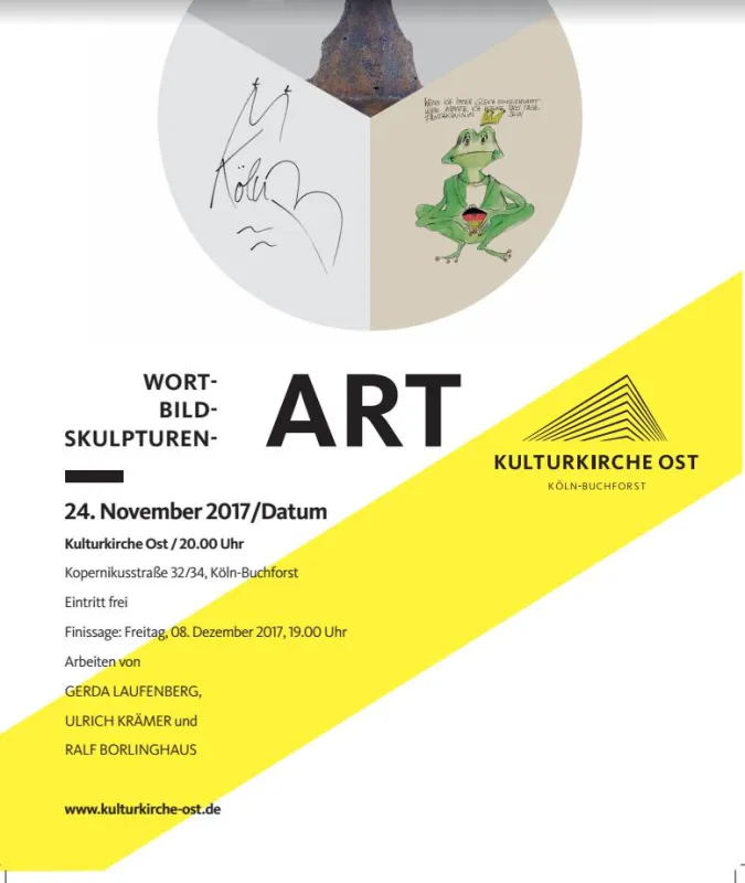 Dreierausstellung Gerda Laufenberg, Ralf Borlinghaus und Ulrich Krämer