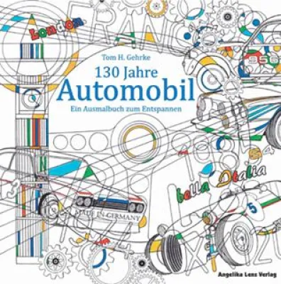 Bild: Vatertagsgeschenk mal anders: Ein originelles Malbuch von Tom H. Gehrke für Männer und alle, die Autos lieben