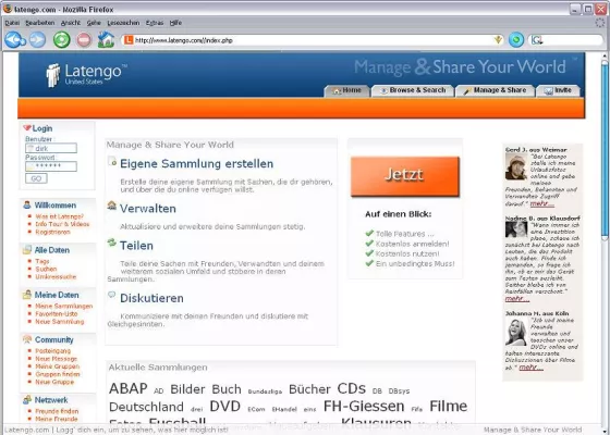 Bild: Latengo.com – Web 2.0 „Made in Germany“