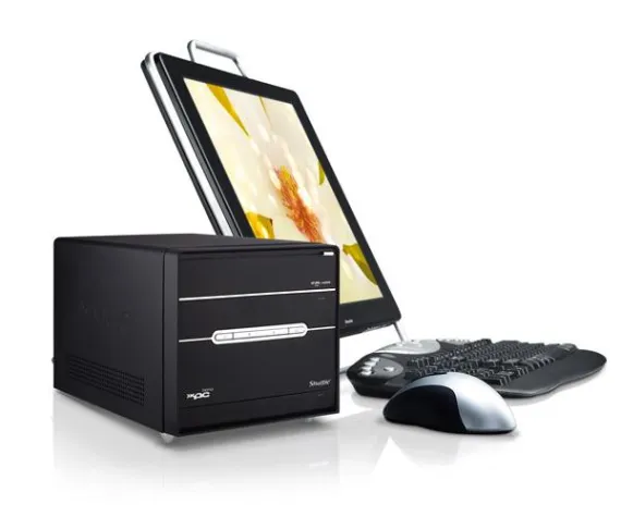 Bild: Shuttle XPC Barebone SG33G5: erstes Mini-PC-Barebone mit HDMI-Anschluss