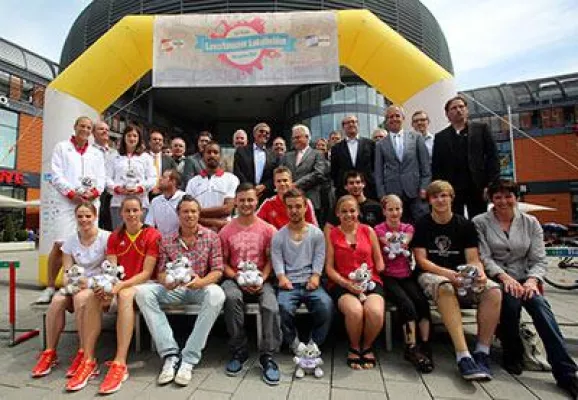 Bild: NIESEN Logistics fördert den olympischen Gedanken in Leverkusen