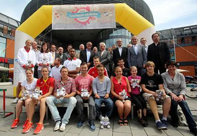 Bild: NIESEN Logistics fördert den olympischen Gedanken in Leverkusen