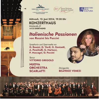 Bild: Nuova Orchestra Scarlatti in Konzepthaus Dortmund: Italienische Leidenschaften - von Rossini bis Puccini