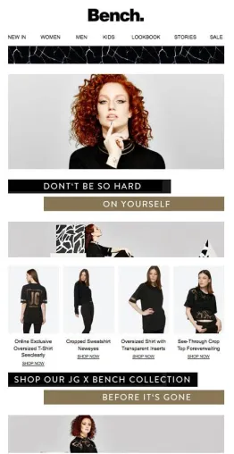 Streetwear-Spezialist Bench setzt auf die E-Mail-Marketing-Expertise von optivo Bild: Streetwear-Spezialist Bench setzt auf die E-Mail-Marketing-Expertise von optivo