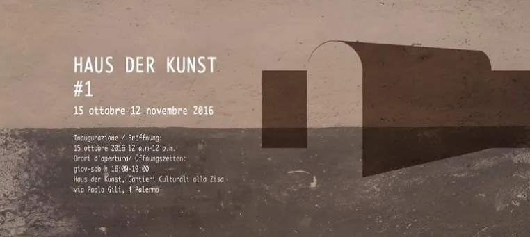 Der Verein Düsseldorf-Palermo e.V. eröffnet am 15. Oktober 2016 das Haus der Kunst in Palermo Bild: Der Verein Düsseldorf-Palermo e.V. eröffnet am 15. Oktober 2016 das Haus der Kunst in Palermo