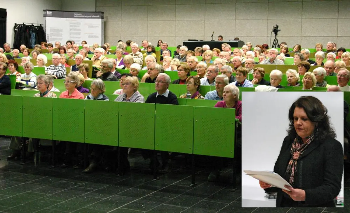 Jutta Dick referierte in der GenerationenHochschule zum Thema „Halberstadt – Zentrum jüdischen Lebens seit dem 13. Jahrhundert“.
