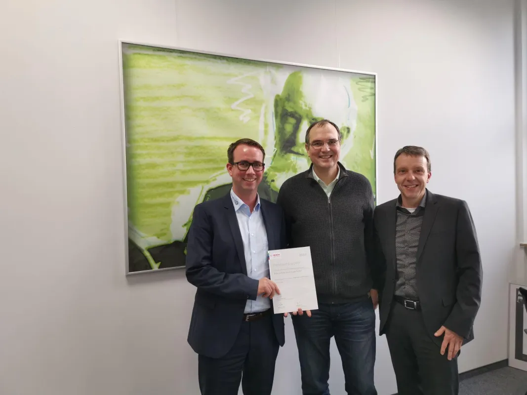v.l.n.r.: Steffen Kirchner, Joachim Mantel und Karsten Bloch.