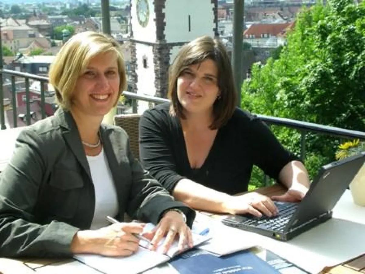 Henrike Fleischmann und Stefanie Henninger-Kusch, Autorinnen des Baden-Business-Blog