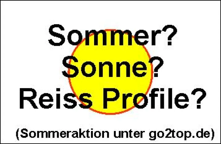 Bild: Manuel Marsch startet Sommeraktion mit dem Reiss Profile
