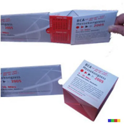 Bild: Der ProConception Aha-Effekt 3D Würfel, ein springender Selfmailer