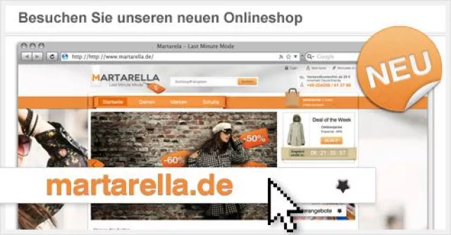 Bild: Trends der Damenmode bei Martarella.de