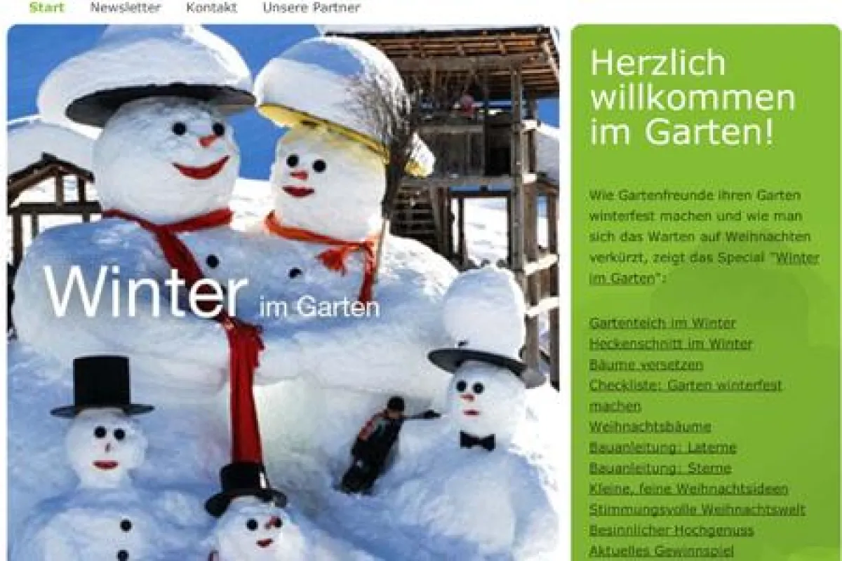 Tipps und Ideen für den Garten im Winter: www.HauptsacheGarten.de