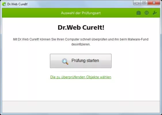 Dr.Web CureIt! hilft kostenlos bei Virenbefall Bild: Dr.Web CureIt! hilft kostenlos bei Virenbefall