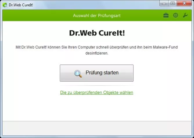 Bild: Dr.Web CureIt! hilft kostenlos bei Virenbefall