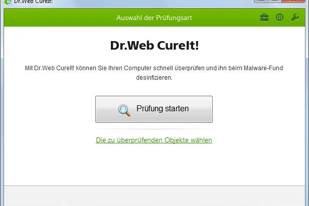 Bild: Dr.Web CureIt! hilft kostenlos bei Virenbefall