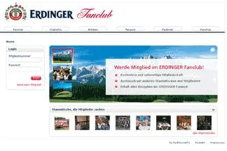 Bild: ERDINGER Fanclubs mit neuem Webauftritt