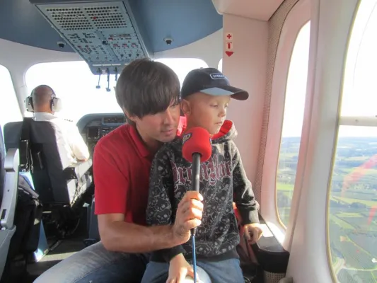 Bild: Siebenjähriger Junge aus Backnang hebt gleich drei Mal ab