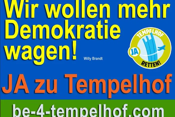 Barrieren in Tegel und in der Demokratie Bild: Barrieren in Tegel und in der Demokratie