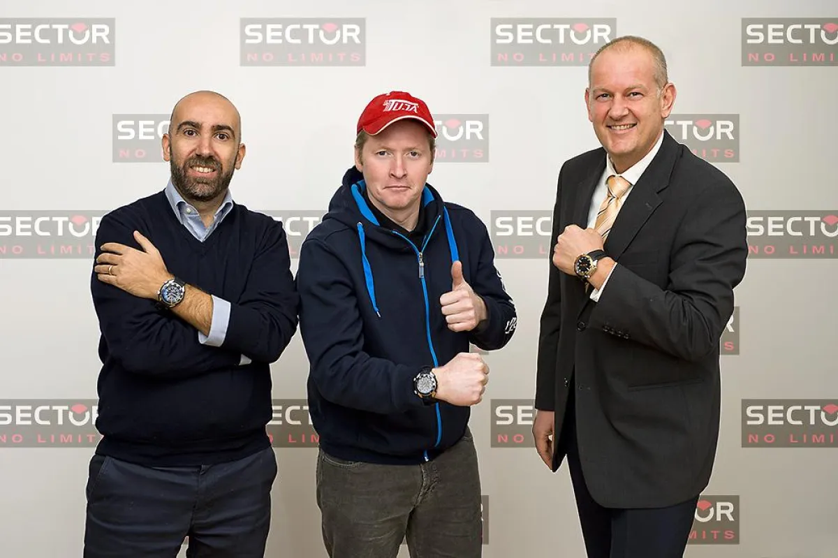 Stolze Partner: Francesco Spanedda, Joey Kelly und Stefano Furlanis