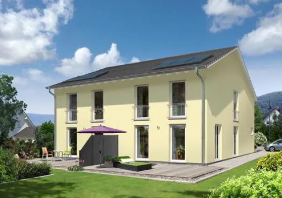 Bild: Neu bei Town & Country Haus: Schlankes Haus für kleine Grundstücke – Das Doppelhaus Aura 125