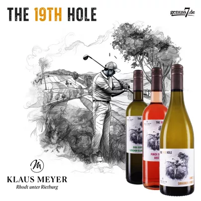 Bild: Neue Weinserie "The 19th Hole" vom Weinhaus Klaus Meyer: Golf trifft Wein aus der Pfalz