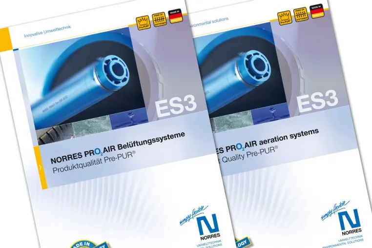 Bild: NORRES Umwelttechnik präsentiert sich pünktlich zur IFAT 2012 in neuem Layout