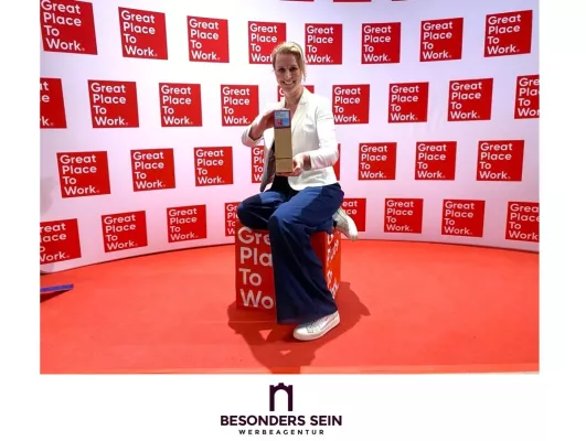 Bild: BESONDERS SEIN erzielt Platz 5 im 'Beste Arbeitgeber im kleinen Mittelstand 2024'-Ranking