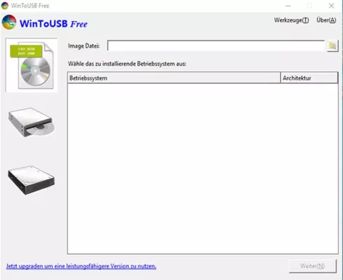Bild: Eigenes voll funktionsfähiges Windows 10 von USB Stick booten / Klonen mit WintoUSB
