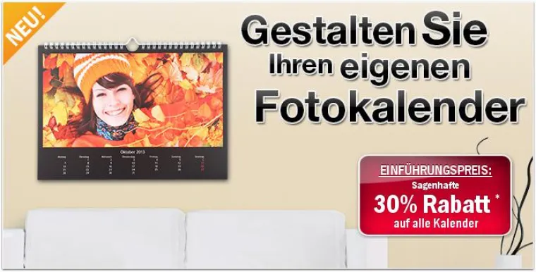 fotopuzzle.de erweitert seine Produktpalette um Fotokalender Bild: fotopuzzle.de erweitert seine Produktpalette um Fotokalender