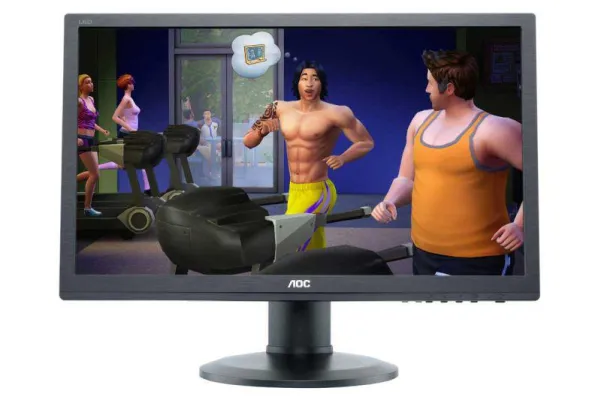 Bild: Moderne Displays für die neuesten Games: 350 Gaming-Monitore von AOC bei EA auf der gamescom