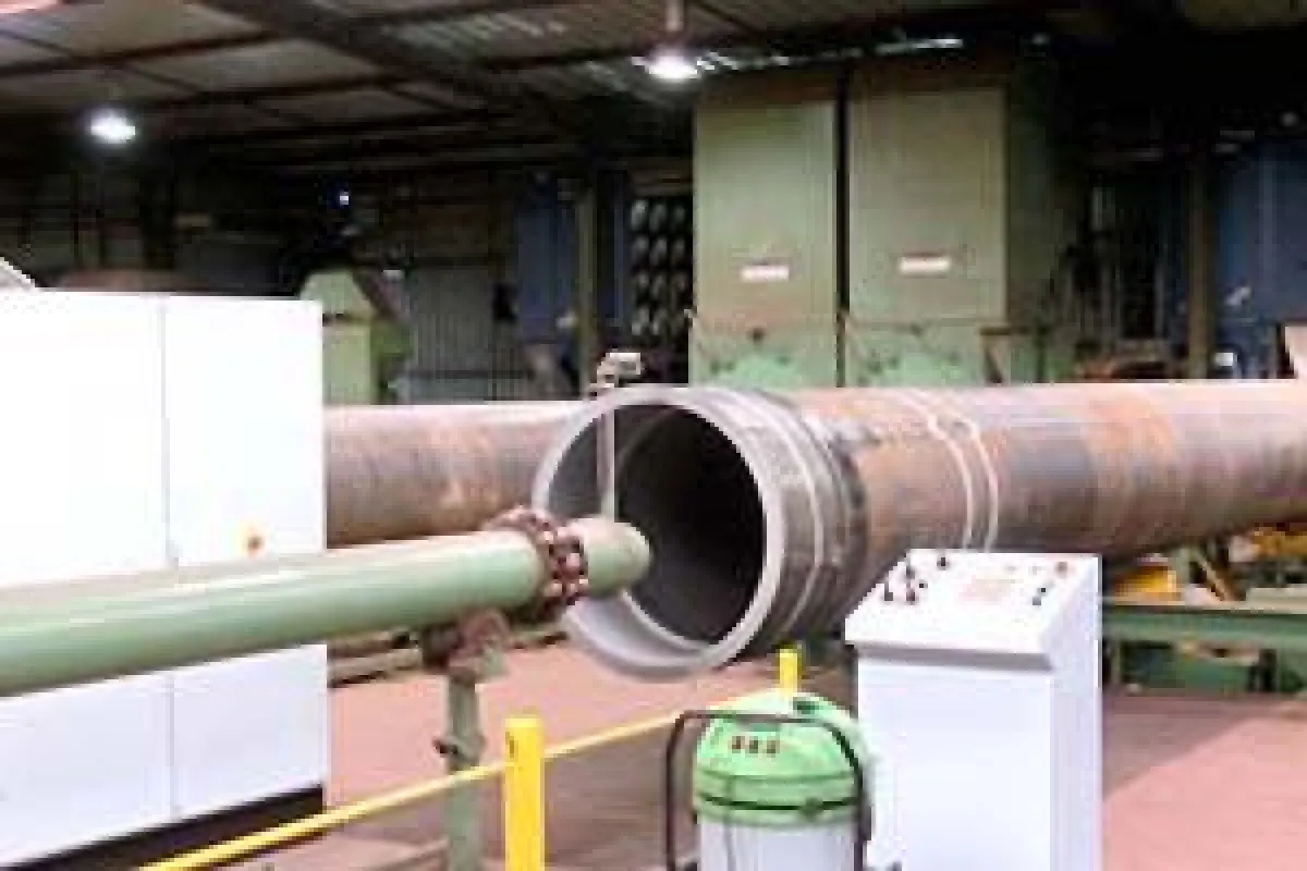 Innenbeschichtung der Rohrleitungen.