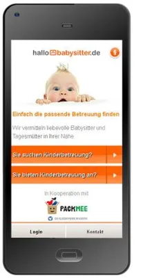 Bild: HalloBabysitter.de und PACKMEE launchen mobile Website - Babysitter-Suche für Smartphones optimiert