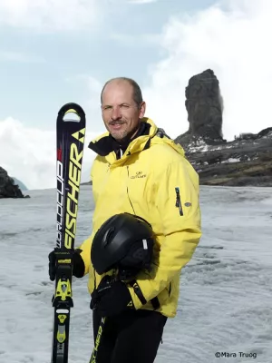 Bild: Outlyne kooperiert mit Schweizer Skilegende