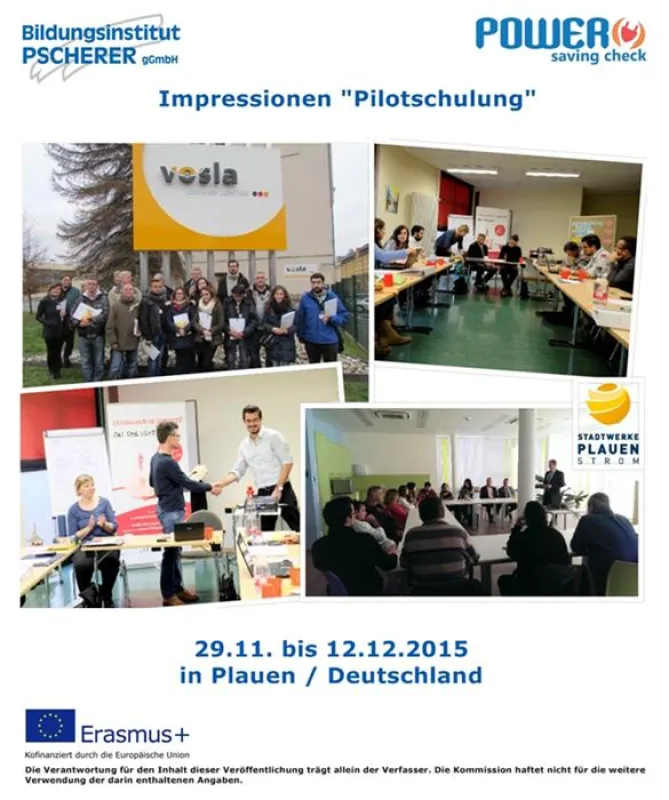 Impressionen der Pilotschulung in Plauen/ Deutschland