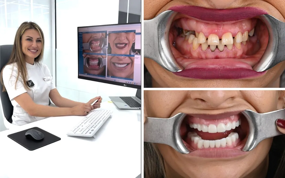 Dr. Violina Brebanu mit einem Patientenfall (© Dentaprime)