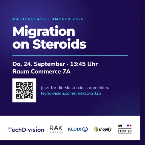 Bild: DMEXCO Masterclass: In vier Wochen live - RAK Ceramics migriert KLUDI-Shop auf Shopify Plus