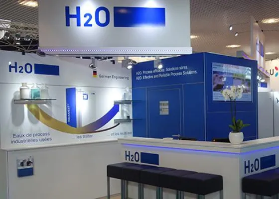 Bild: Kein Abwasser, keine Behördenkontrollen: H2O GmbH auf der Pollutec in Lyon