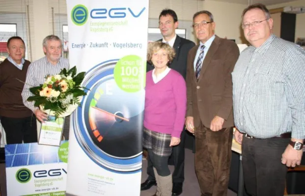 Bild: 100. Mitglied der Energiegenossenschaft Vogelsberg e.V.