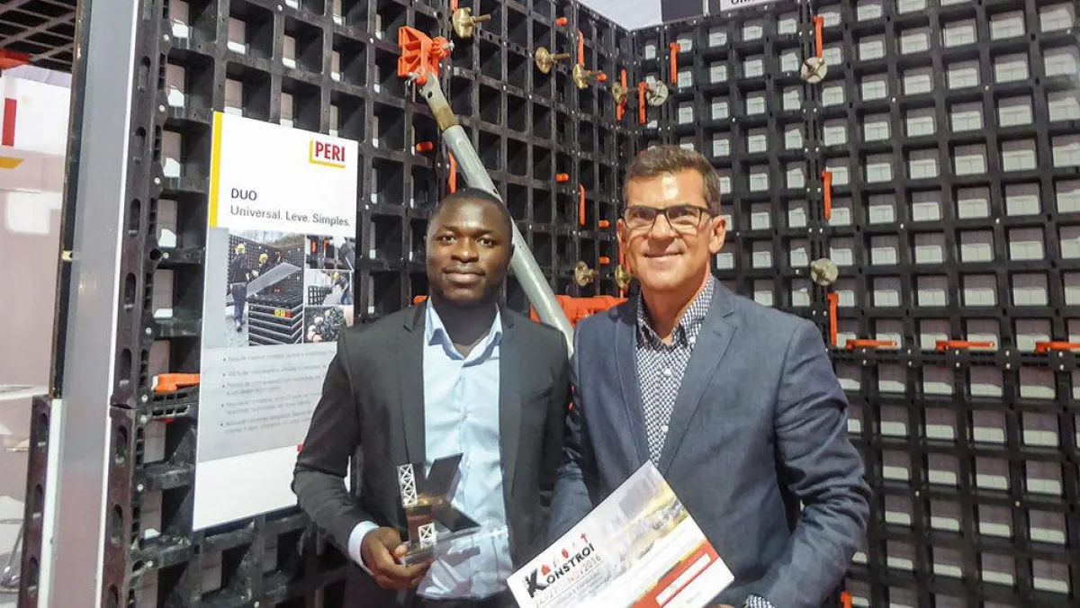 PERI DUO ist Gewinner der ?Best Innovation Product Award? Kategorie auf der ?Kostroi Angola 2016.?